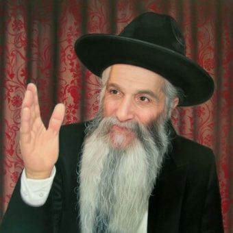 Rabbi Abuchatzera-Oil Painting-