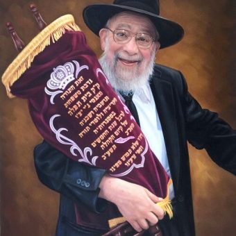 Rabbi Portrait-Oil Painting-
