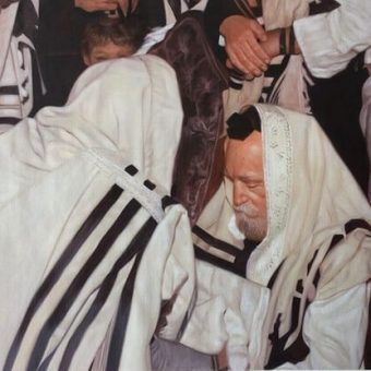 Reb Moshe- Bris-Oil Painting-