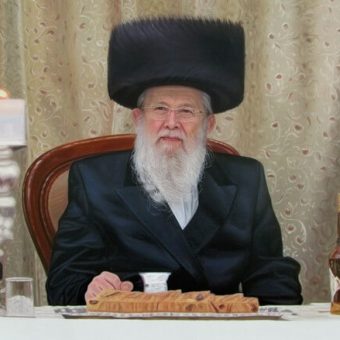 Slonim Rebbe-Oil Painting-